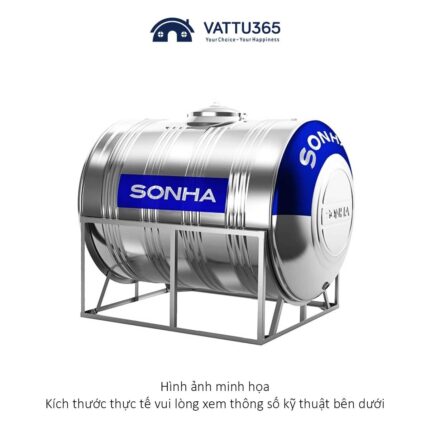 Bồn nước inox Sơn Hà Ngang (Nằm)